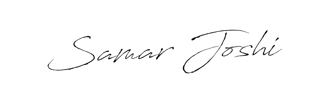 How to make Samar Joshi signature? Antro_Vectra is a professional autograph style. Create handwritten signature for Samar Joshi name. Samar Joshi signature style 6 images and pictures png