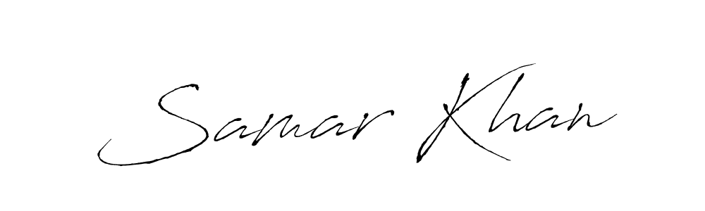 See photos of Samar Khan official signature by Spectra . Check more albums & portfolios. Read reviews & check more about Antro_Vectra font. Samar Khan signature style 6 images and pictures png