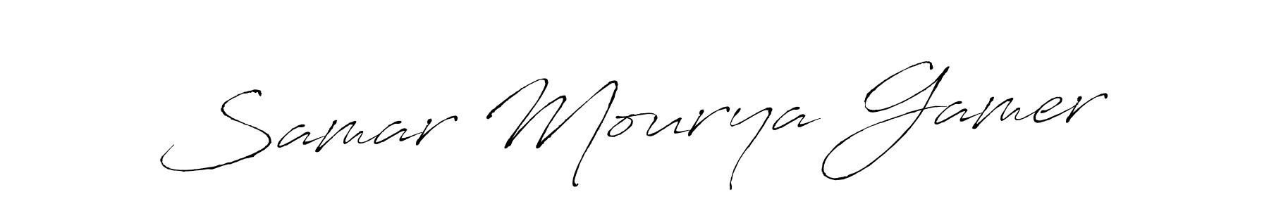 The best way (Antro_Vectra) to make a short signature is to pick only two or three words in your name. The name Samar Mourya Gamer include a total of six letters. For converting this name. Samar Mourya Gamer signature style 6 images and pictures png