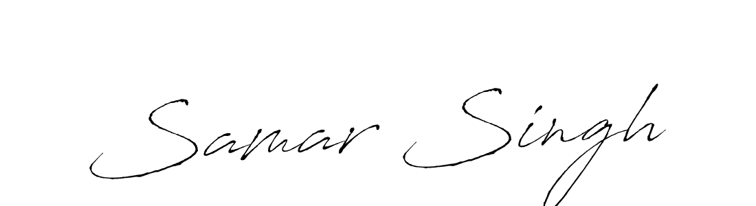 Use a signature maker to create a handwritten signature online. With this signature software, you can design (Antro_Vectra) your own signature for name Samar Singh. Samar Singh signature style 6 images and pictures png