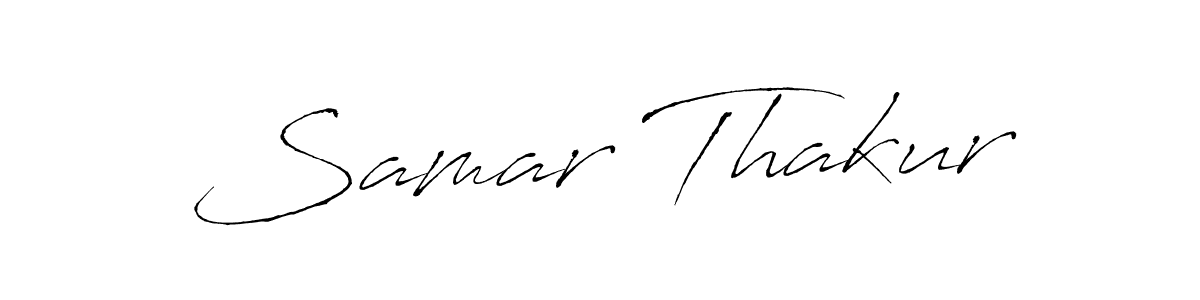 How to Draw Samar Thakur signature style? Antro_Vectra is a latest design signature styles for name Samar Thakur. Samar Thakur signature style 6 images and pictures png