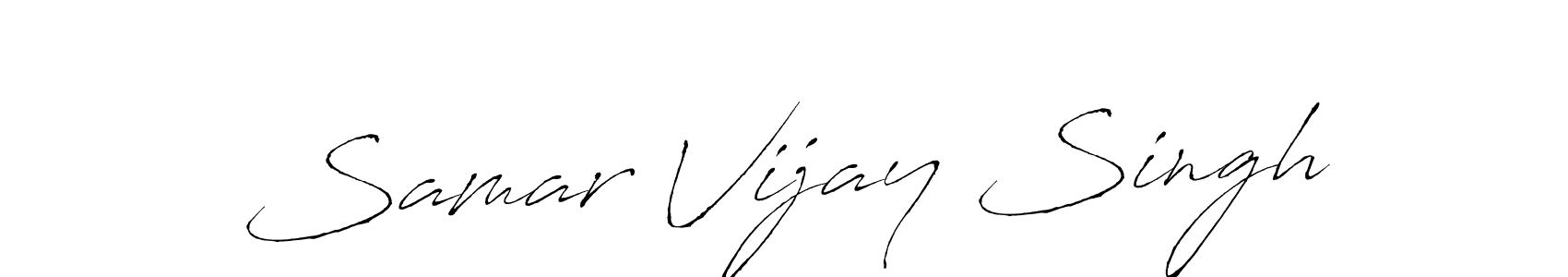 Similarly Antro_Vectra is the best handwritten signature design. Signature creator online .You can use it as an online autograph creator for name Samar Vijay Singh. Samar Vijay Singh signature style 6 images and pictures png