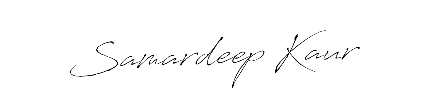 Also we have Samardeep Kaur name is the best signature style. Create professional handwritten signature collection using Antro_Vectra autograph style. Samardeep Kaur signature style 6 images and pictures png