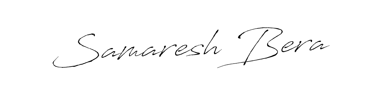 Samaresh Bera stylish signature style. Best Handwritten Sign (Antro_Vectra) for my name. Handwritten Signature Collection Ideas for my name Samaresh Bera. Samaresh Bera signature style 6 images and pictures png