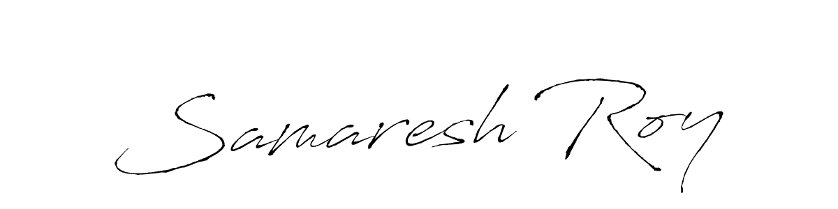 Antro_Vectra is a professional signature style that is perfect for those who want to add a touch of class to their signature. It is also a great choice for those who want to make their signature more unique. Get Samaresh Roy name to fancy signature for free. Samaresh Roy signature style 6 images and pictures png