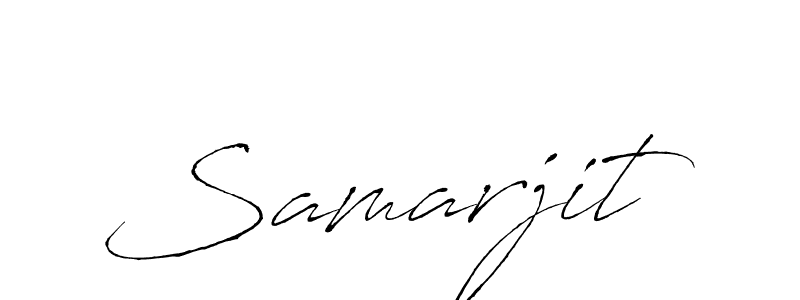 Samarjit stylish signature style. Best Handwritten Sign (Antro_Vectra) for my name. Handwritten Signature Collection Ideas for my name Samarjit. Samarjit signature style 6 images and pictures png
