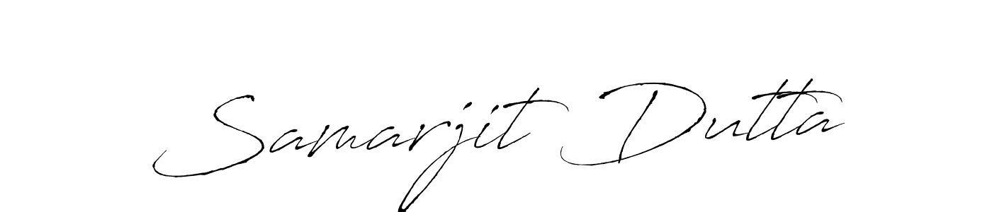 The best way (Antro_Vectra) to make a short signature is to pick only two or three words in your name. The name Samarjit Dutta include a total of six letters. For converting this name. Samarjit Dutta signature style 6 images and pictures png
