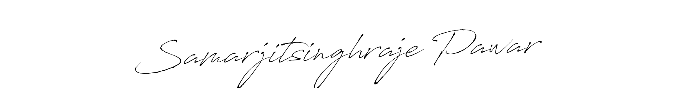How to make Samarjitsinghraje Pawar signature? Antro_Vectra is a professional autograph style. Create handwritten signature for Samarjitsinghraje Pawar name. Samarjitsinghraje Pawar signature style 6 images and pictures png