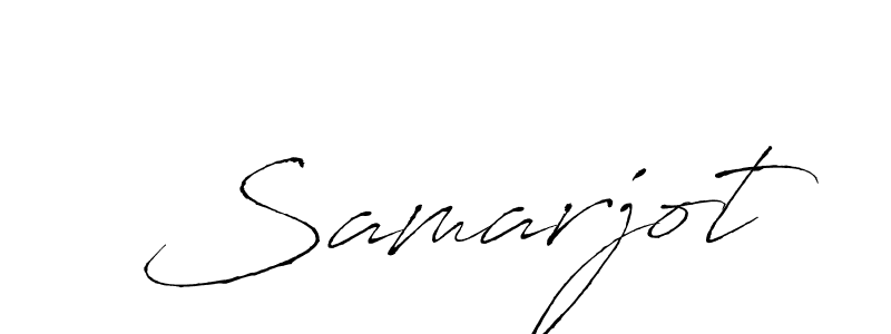 Design your own signature with our free online signature maker. With this signature software, you can create a handwritten (Antro_Vectra) signature for name Samarjot. Samarjot signature style 6 images and pictures png