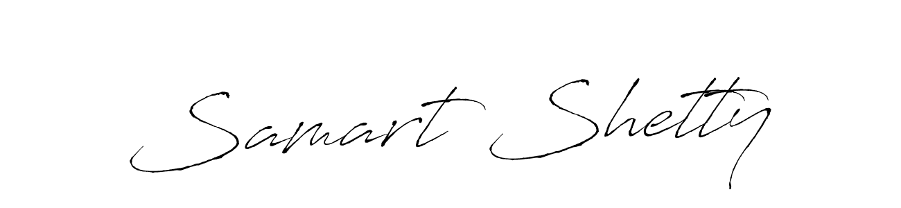 Create a beautiful signature design for name Samart Shetty. With this signature (Antro_Vectra) fonts, you can make a handwritten signature for free. Samart Shetty signature style 6 images and pictures png