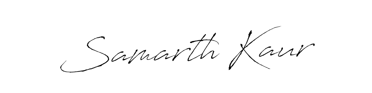 How to make Samarth Kaur signature? Antro_Vectra is a professional autograph style. Create handwritten signature for Samarth Kaur name. Samarth Kaur signature style 6 images and pictures png