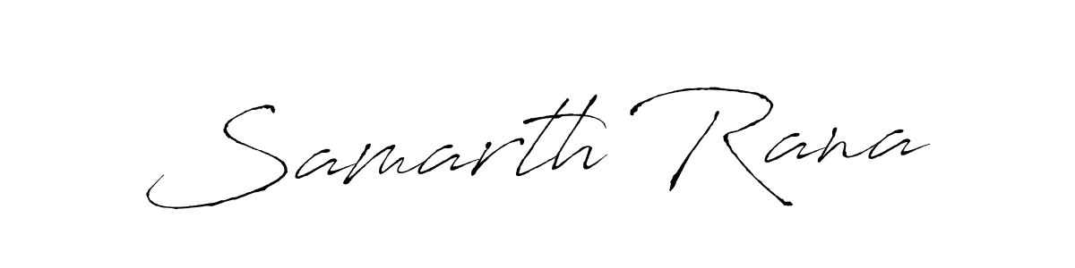 Create a beautiful signature design for name Samarth Rana. With this signature (Antro_Vectra) fonts, you can make a handwritten signature for free. Samarth Rana signature style 6 images and pictures png