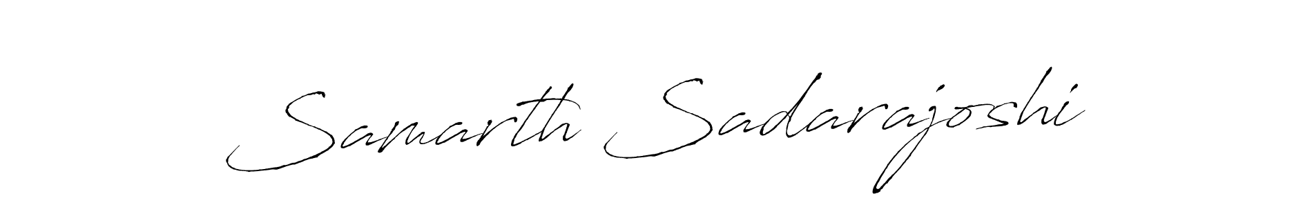 You should practise on your own different ways (Antro_Vectra) to write your name (Samarth Sadarajoshi) in signature. don't let someone else do it for you. Samarth Sadarajoshi signature style 6 images and pictures png