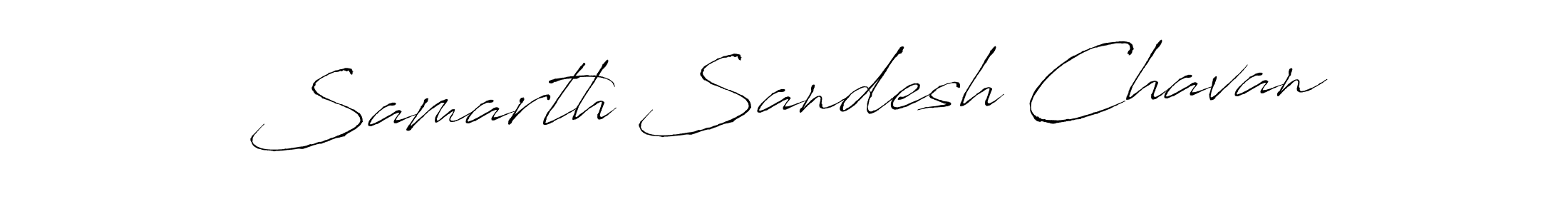 Make a beautiful signature design for name Samarth Sandesh Chavan. With this signature (Antro_Vectra) style, you can create a handwritten signature for free. Samarth Sandesh Chavan signature style 6 images and pictures png
