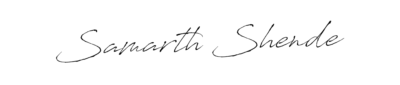 You can use this online signature creator to create a handwritten signature for the name Samarth Shende. This is the best online autograph maker. Samarth Shende signature style 6 images and pictures png