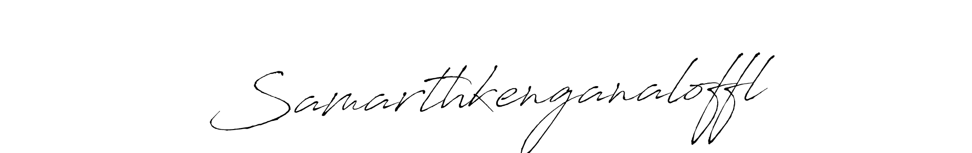 Antro_Vectra is a professional signature style that is perfect for those who want to add a touch of class to their signature. It is also a great choice for those who want to make their signature more unique. Get Samarthkenganaloffl name to fancy signature for free. Samarthkenganaloffl signature style 6 images and pictures png