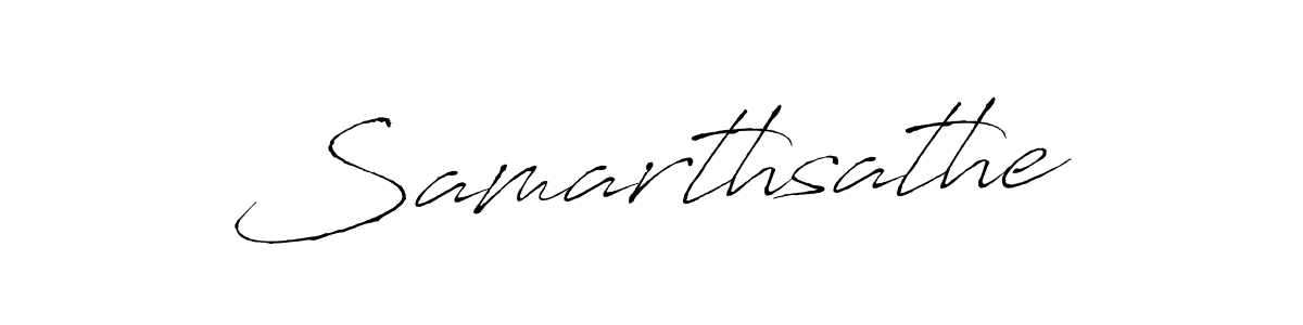 Also we have Samarthsathe name is the best signature style. Create professional handwritten signature collection using Antro_Vectra autograph style. Samarthsathe signature style 6 images and pictures png