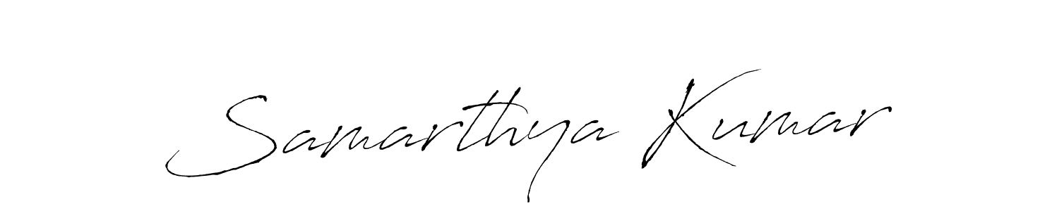 Antro_Vectra is a professional signature style that is perfect for those who want to add a touch of class to their signature. It is also a great choice for those who want to make their signature more unique. Get Samarthya Kumar name to fancy signature for free. Samarthya Kumar signature style 6 images and pictures png