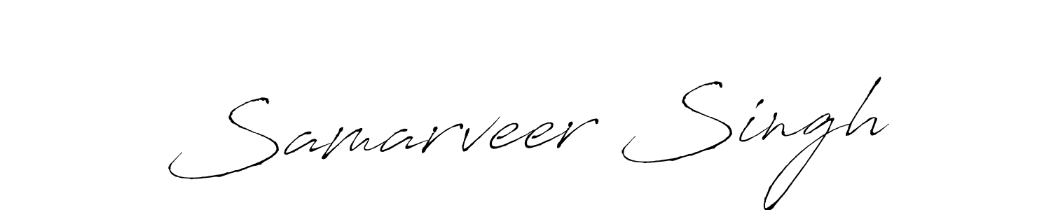 Use a signature maker to create a handwritten signature online. With this signature software, you can design (Antro_Vectra) your own signature for name Samarveer Singh. Samarveer Singh signature style 6 images and pictures png