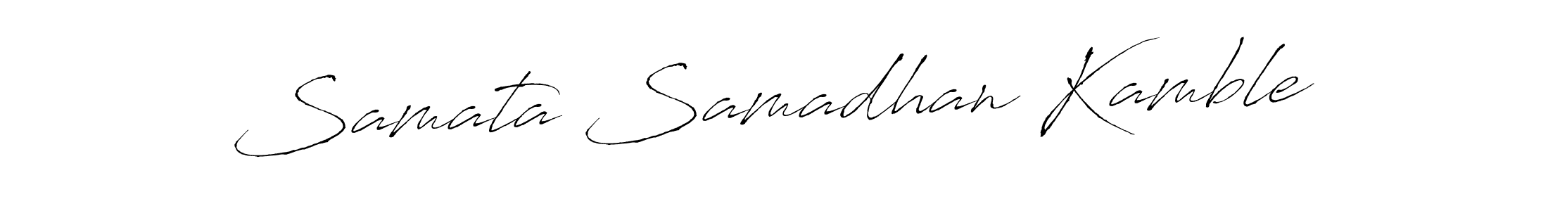 Design your own signature with our free online signature maker. With this signature software, you can create a handwritten (Antro_Vectra) signature for name Samata Samadhan Kamble. Samata Samadhan Kamble signature style 6 images and pictures png