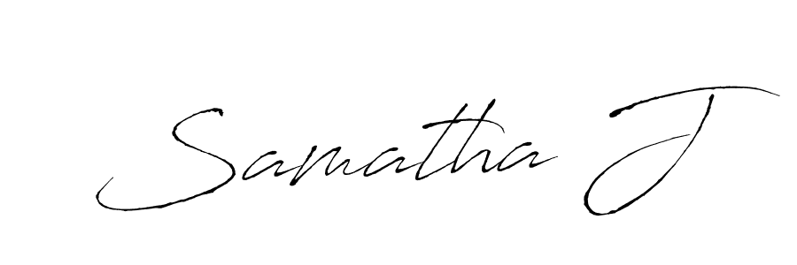 Make a beautiful signature design for name Samatha J. Use this online signature maker to create a handwritten signature for free. Samatha J signature style 6 images and pictures png