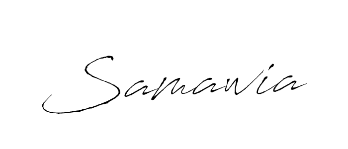 Also we have Samawia name is the best signature style. Create professional handwritten signature collection using Antro_Vectra autograph style. Samawia signature style 6 images and pictures png