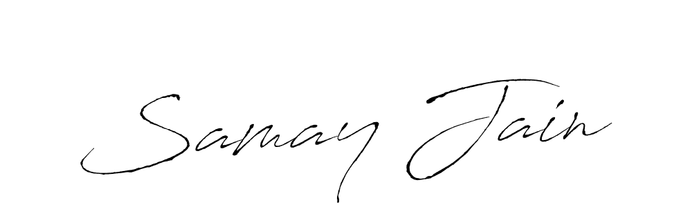 How to Draw Samay Jain signature style? Antro_Vectra is a latest design signature styles for name Samay Jain. Samay Jain signature style 6 images and pictures png