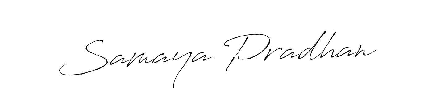 Also You can easily find your signature by using the search form. We will create Samaya Pradhan name handwritten signature images for you free of cost using Antro_Vectra sign style. Samaya Pradhan signature style 6 images and pictures png