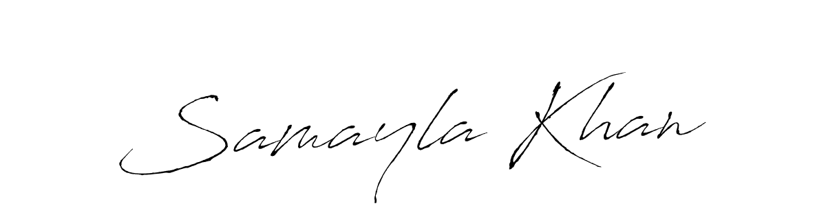 You should practise on your own different ways (Antro_Vectra) to write your name (Samayla Khan) in signature. don't let someone else do it for you. Samayla Khan signature style 6 images and pictures png