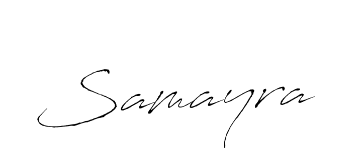 How to make Samayra signature? Antro_Vectra is a professional autograph style. Create handwritten signature for Samayra name. Samayra signature style 6 images and pictures png