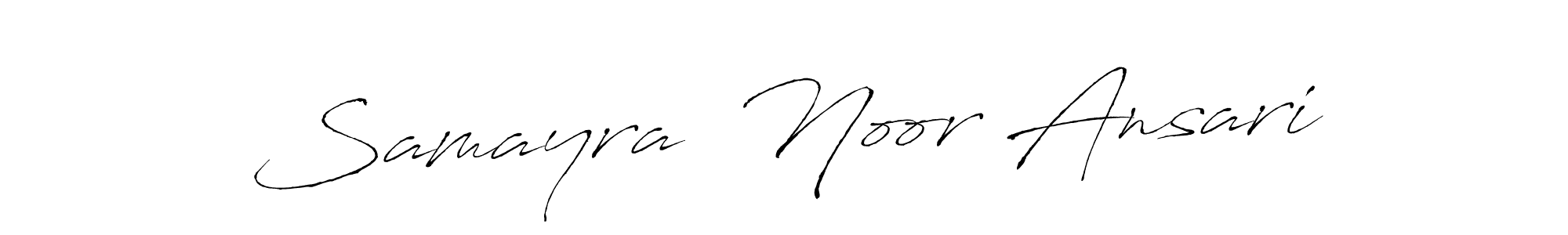 if you are searching for the best signature style for your name Samayra  Noor Ansari. so please give up your signature search. here we have designed multiple signature styles  using Antro_Vectra. Samayra  Noor Ansari signature style 6 images and pictures png