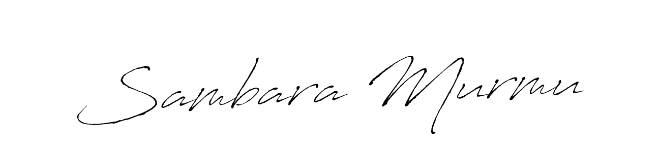 Design your own signature with our free online signature maker. With this signature software, you can create a handwritten (Antro_Vectra) signature for name Sambara Murmu. Sambara Murmu signature style 6 images and pictures png