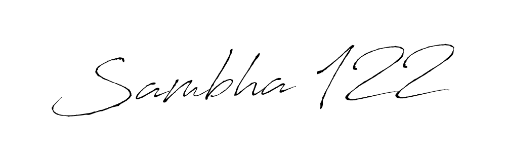 The best way (Antro_Vectra) to make a short signature is to pick only two or three words in your name. The name Sambha 122 include a total of six letters. For converting this name. Sambha 122 signature style 6 images and pictures png