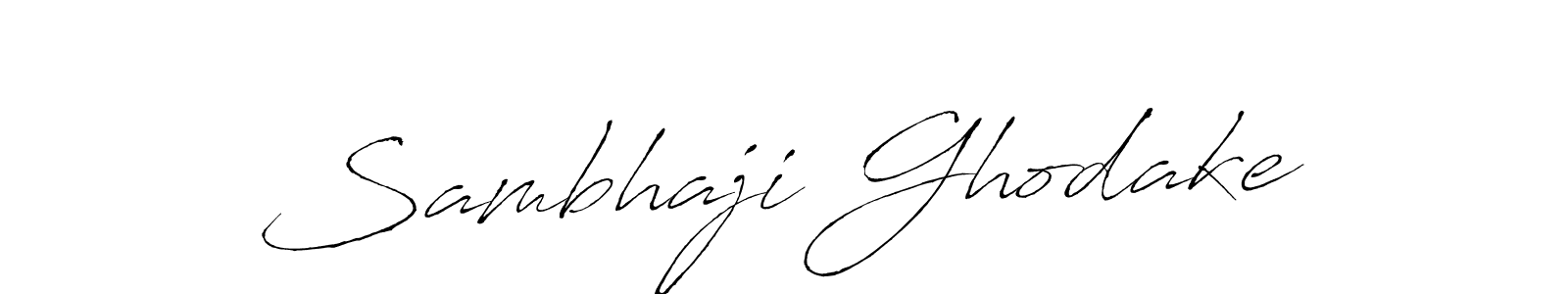 How to make Sambhaji Ghodake signature? Antro_Vectra is a professional autograph style. Create handwritten signature for Sambhaji Ghodake name. Sambhaji Ghodake signature style 6 images and pictures png
