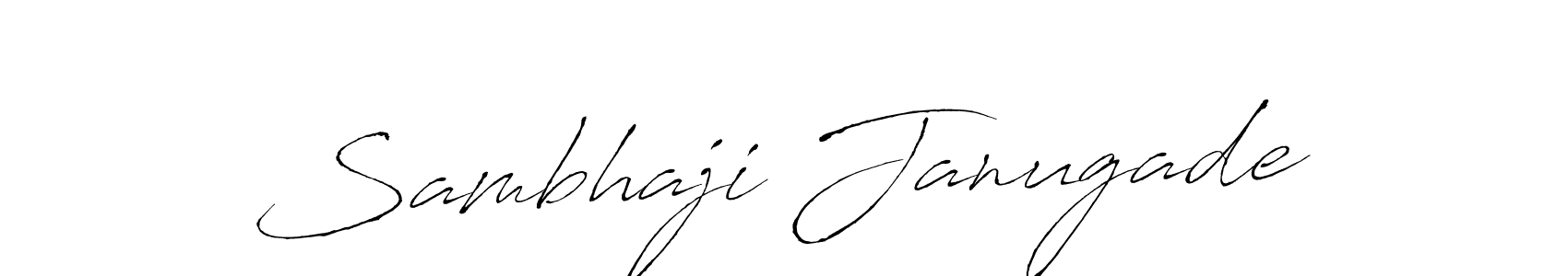 Use a signature maker to create a handwritten signature online. With this signature software, you can design (Antro_Vectra) your own signature for name Sambhaji Janugade. Sambhaji Janugade signature style 6 images and pictures png