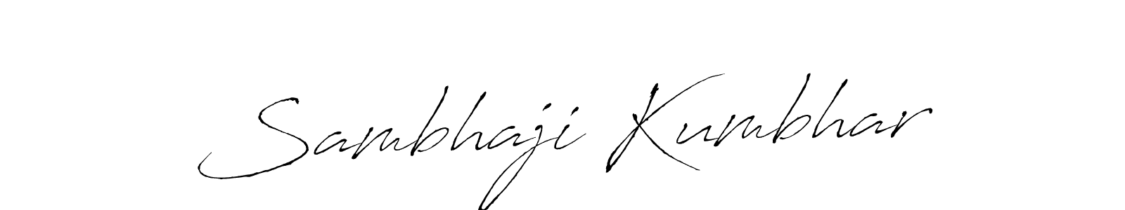 Sambhaji Kumbhar stylish signature style. Best Handwritten Sign (Antro_Vectra) for my name. Handwritten Signature Collection Ideas for my name Sambhaji Kumbhar. Sambhaji Kumbhar signature style 6 images and pictures png