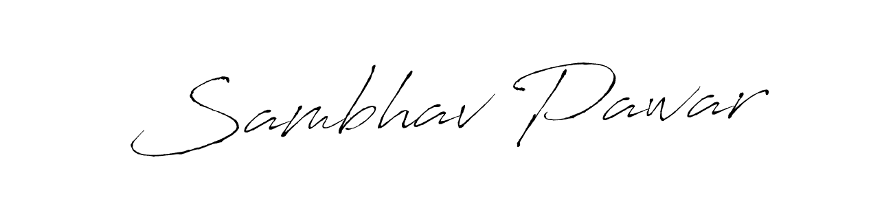 Also we have Sambhav Pawar name is the best signature style. Create professional handwritten signature collection using Antro_Vectra autograph style. Sambhav Pawar signature style 6 images and pictures png