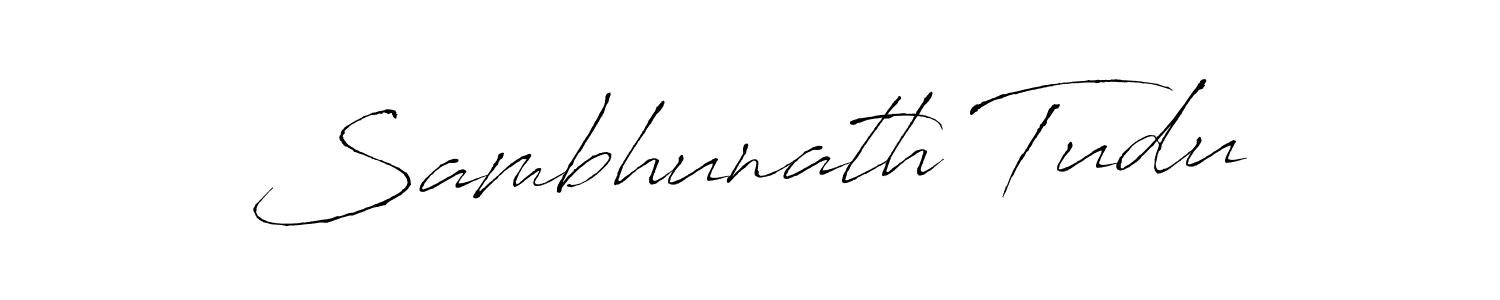 Also You can easily find your signature by using the search form. We will create Sambhunath Tudu name handwritten signature images for you free of cost using Antro_Vectra sign style. Sambhunath Tudu signature style 6 images and pictures png