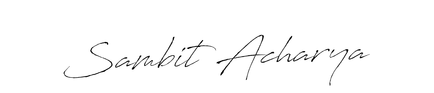 Also we have Sambit Acharya name is the best signature style. Create professional handwritten signature collection using Antro_Vectra autograph style. Sambit Acharya signature style 6 images and pictures png