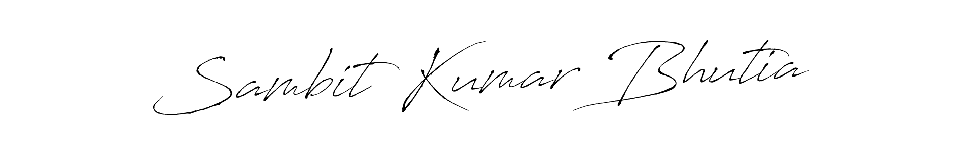 How to make Sambit Kumar Bhutia signature? Antro_Vectra is a professional autograph style. Create handwritten signature for Sambit Kumar Bhutia name. Sambit Kumar Bhutia signature style 6 images and pictures png