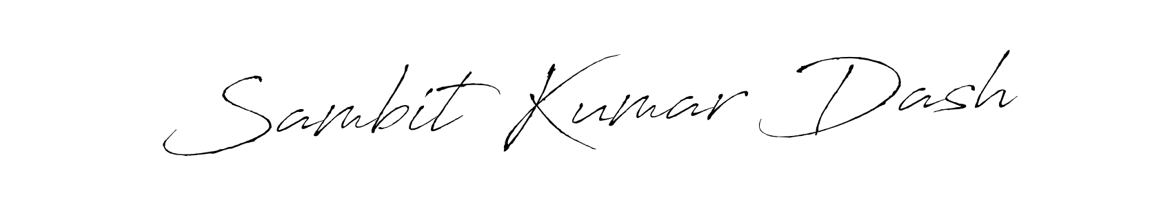 How to make Sambit Kumar Dash name signature. Use Antro_Vectra style for creating short signs online. This is the latest handwritten sign. Sambit Kumar Dash signature style 6 images and pictures png