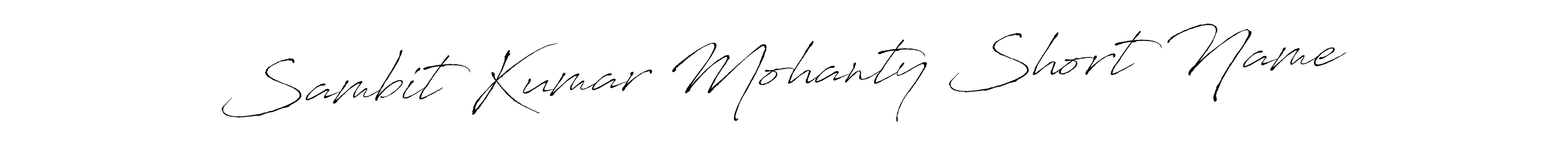 How to make Sambit Kumar Mohanty Short Name name signature. Use Antro_Vectra style for creating short signs online. This is the latest handwritten sign. Sambit Kumar Mohanty Short Name signature style 6 images and pictures png