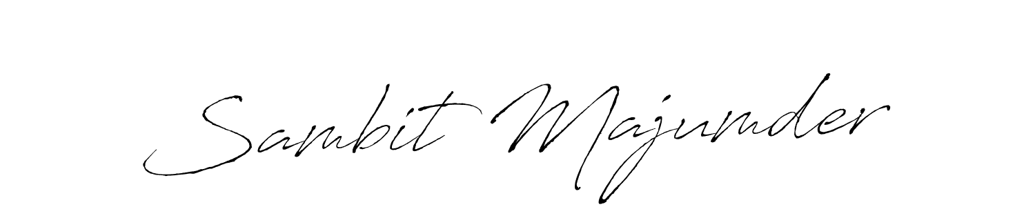 Use a signature maker to create a handwritten signature online. With this signature software, you can design (Antro_Vectra) your own signature for name Sambit Majumder. Sambit Majumder signature style 6 images and pictures png