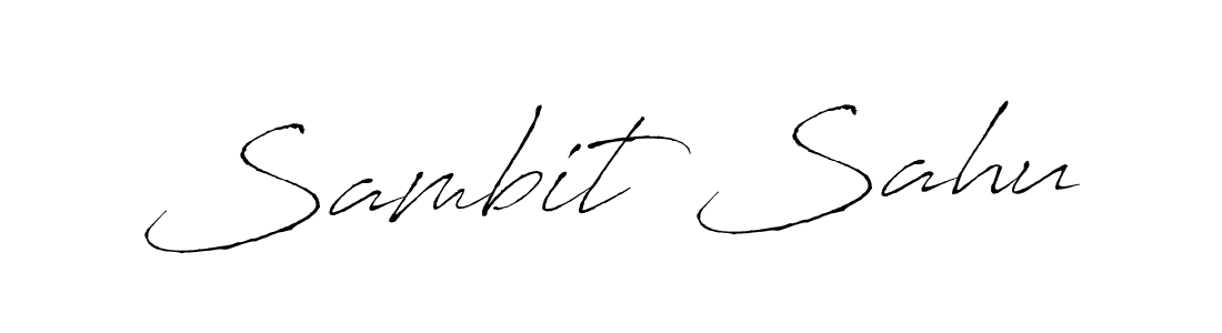Use a signature maker to create a handwritten signature online. With this signature software, you can design (Antro_Vectra) your own signature for name Sambit Sahu. Sambit Sahu signature style 6 images and pictures png