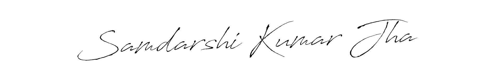 The best way (Antro_Vectra) to make a short signature is to pick only two or three words in your name. The name Samdarshi Kumar Jha include a total of six letters. For converting this name. Samdarshi Kumar Jha signature style 6 images and pictures png