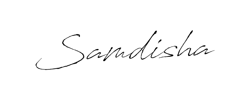 The best way (Antro_Vectra) to make a short signature is to pick only two or three words in your name. The name Samdisha include a total of six letters. For converting this name. Samdisha signature style 6 images and pictures png