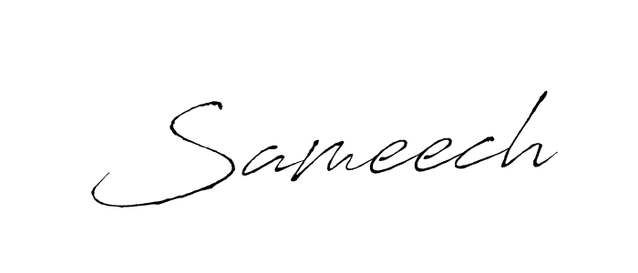 Create a beautiful signature design for name Sameech. With this signature (Antro_Vectra) fonts, you can make a handwritten signature for free. Sameech signature style 6 images and pictures png