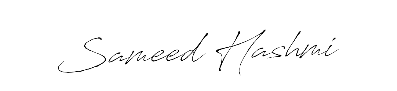 Antro_Vectra is a professional signature style that is perfect for those who want to add a touch of class to their signature. It is also a great choice for those who want to make their signature more unique. Get Sameed Hashmi name to fancy signature for free. Sameed Hashmi signature style 6 images and pictures png
