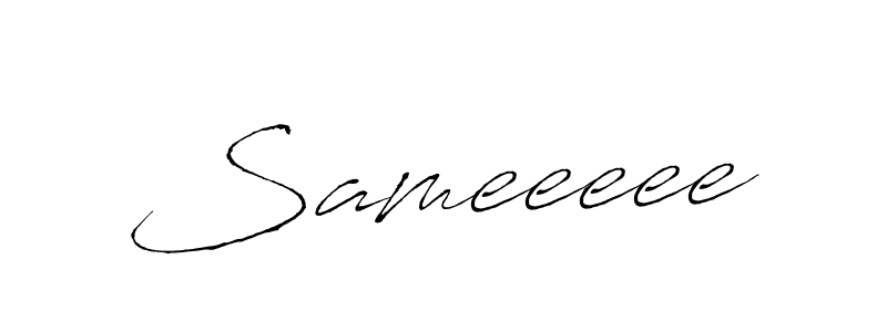 Sameeeee stylish signature style. Best Handwritten Sign (Antro_Vectra) for my name. Handwritten Signature Collection Ideas for my name Sameeeee. Sameeeee signature style 6 images and pictures png
