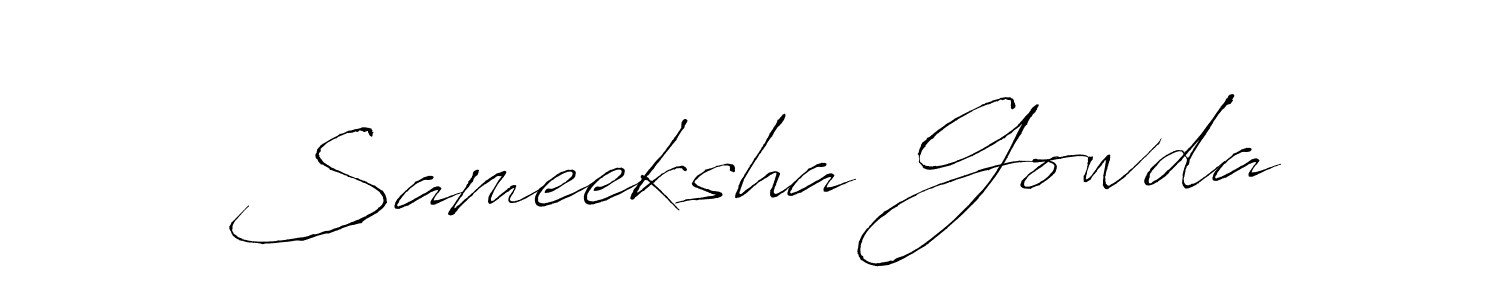 How to Draw Sameeksha Gowda signature style? Antro_Vectra is a latest design signature styles for name Sameeksha Gowda. Sameeksha Gowda signature style 6 images and pictures png